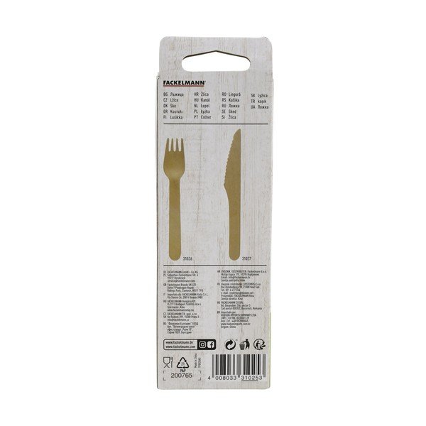 Set od 30 drvenih žlica Fackelmann Nature-image-2