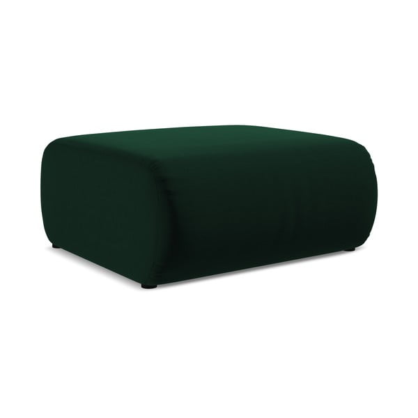 Tamno zeleni baršunast tabure Ekahi – Makamii-image-2