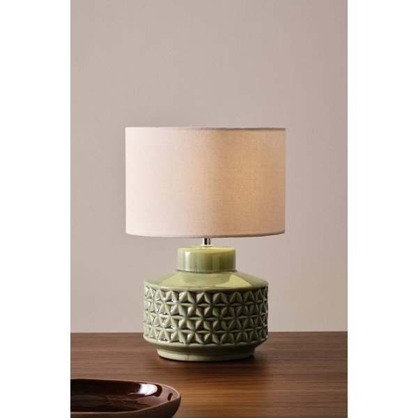 Siva/bež stolna lampa keramička (visina 35 cm) Monica – Jotex-image-2