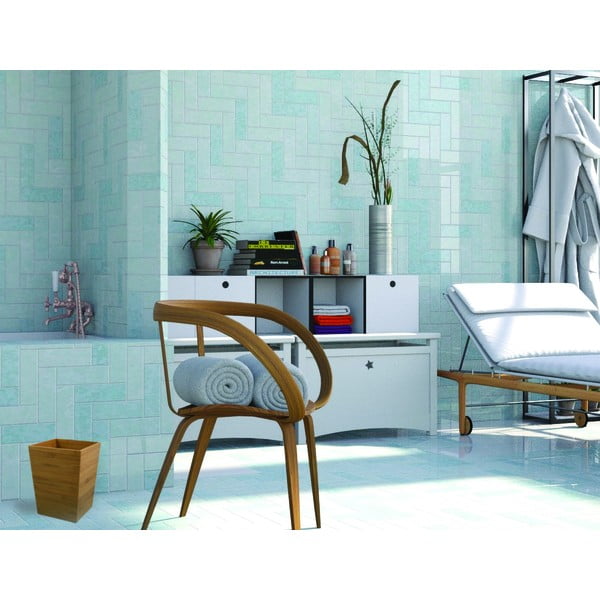 Kanta za smeće od bambusa u prirodnoj boji 3 l – MSV-image-1