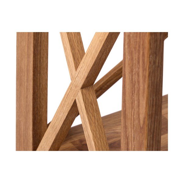 Regal od punog hrasta u prirodnoj boji 70x161 cm X-Shelf – Unique Furniture-image-4