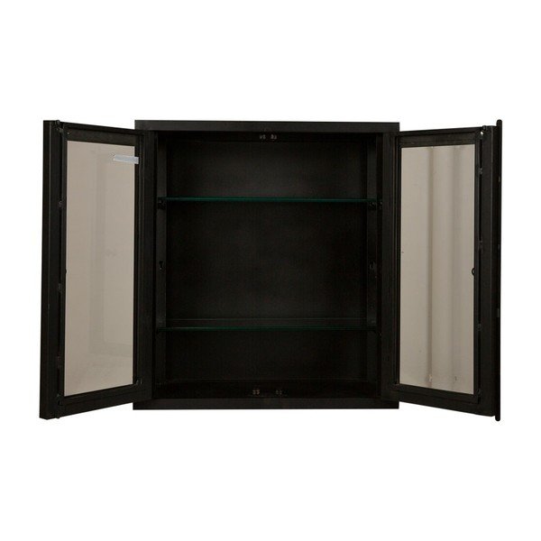 Crni metalni zidni ormarić Canett Nino-image-1