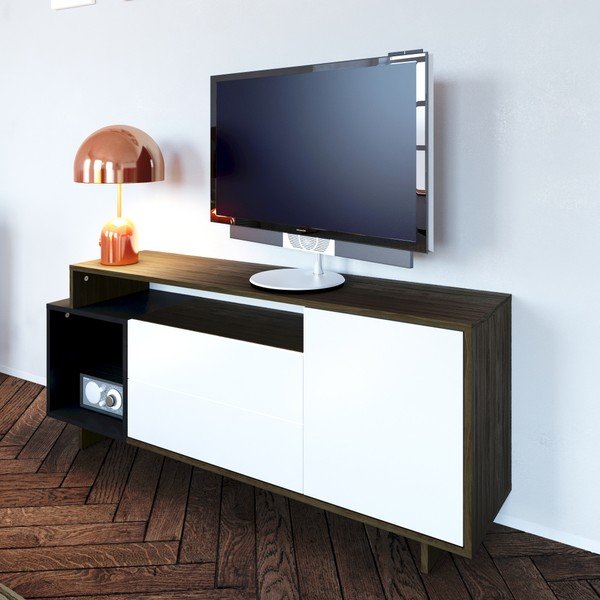 Bijeli TV stol TemaHome Kube-image-1