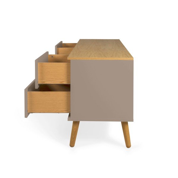 Smeđa TV komoda Tenzo Dot, 162 x 60 cm-image-3