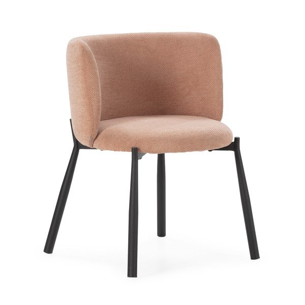 Podstavljene blagovaonske stolice u setu 2 kom boja breskve Ginny – MOME