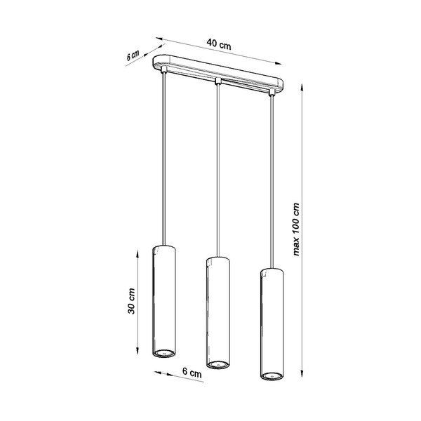 Visilica Sollux Bakari, dužine  40 cm-image-4
