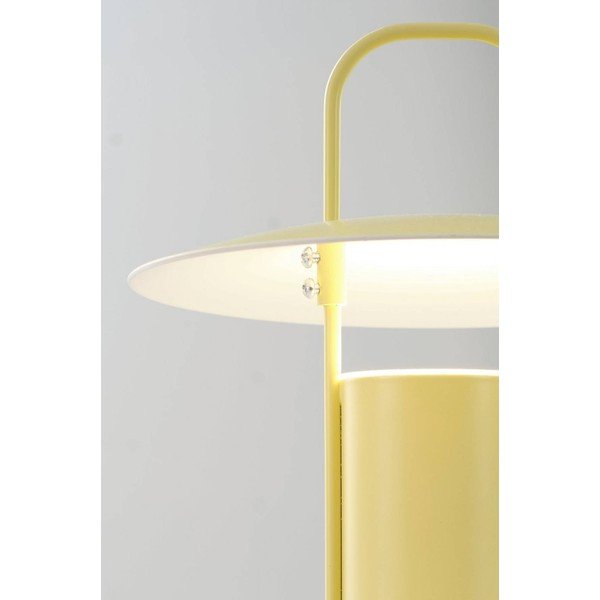 Žuta  metalna LED stolna lampa s mogućnosti zatamnjivanja (visina 24 cm) Venna – Jotex-image-3