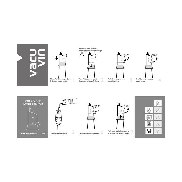 Čep za šampanjac od nehrđajućeg čelika – VacuVin-image-4