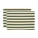 Platnena podloga 2 kom 33x48 cm Statement Stripe - Södahl