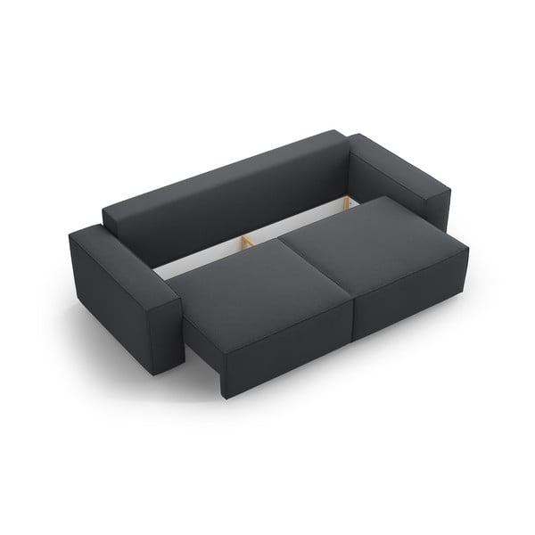 Tamno siva sklopiva sofa 247 cm Jodie – Micadoni Home-image-3