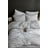 Bijela posteljina za bračni krevet/za produženi krevet s uključenom plahtom/4-dijelna 200x220 cm Geometric – Mila Home