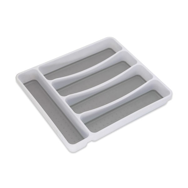 Sivi plastični organizator pribora za ladicu 33 x 29 cm - Addis