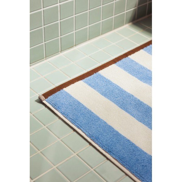 Plava tekstilna kupaonska prostirka 50x80 cm Gobo – noo.ma-image-3