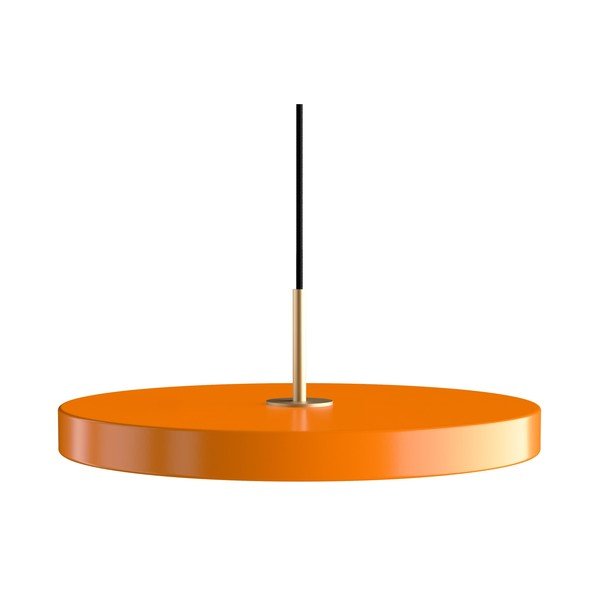 Narančasta LED viseća svjetiljka s metalnim sjenilom ø 43 cm Asteria Medium – UMAGE