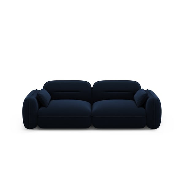 Tamno plava baršunasta sofa 230 cm Audrey – Interieurs 86