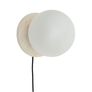 Bijela/krem zidna lampa ø 20 cm Malachi – Kave Home