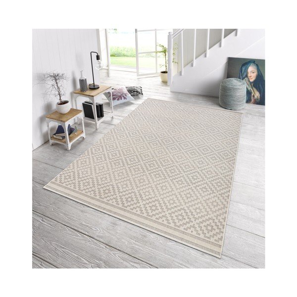 Sivo-krem gazište također prikladno za vanjske NORTHRUGS Meadow, 80 x 200 cm-image-1