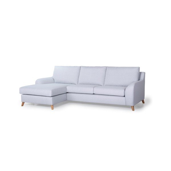 Svijetlo siva sofa s ležaljkom na lijevoj strani Scandic Lewis-image-2