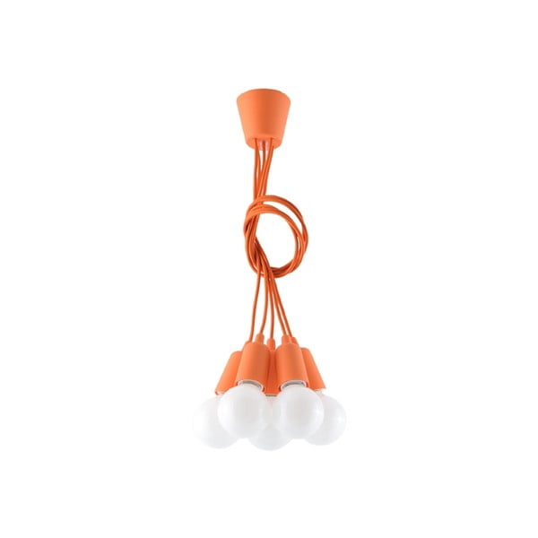 Narančasta viseća svjetiljka ø 25 cm Rene – Nice Lamps