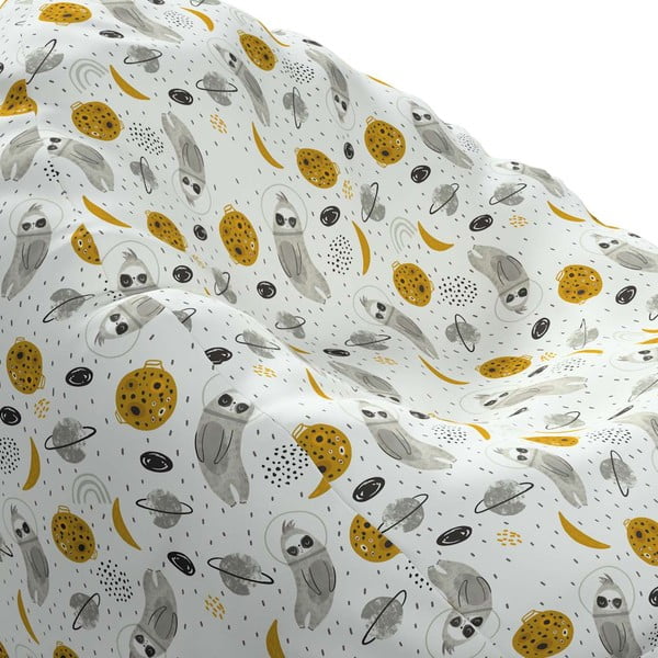 Siva dječja torba za sjedenje Magic - Yellow Tipi-image-1