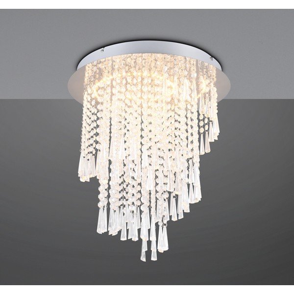 LED stropna svjetiljka u srebrnoj boji ø 45 cm Pomp – Reality-image-1