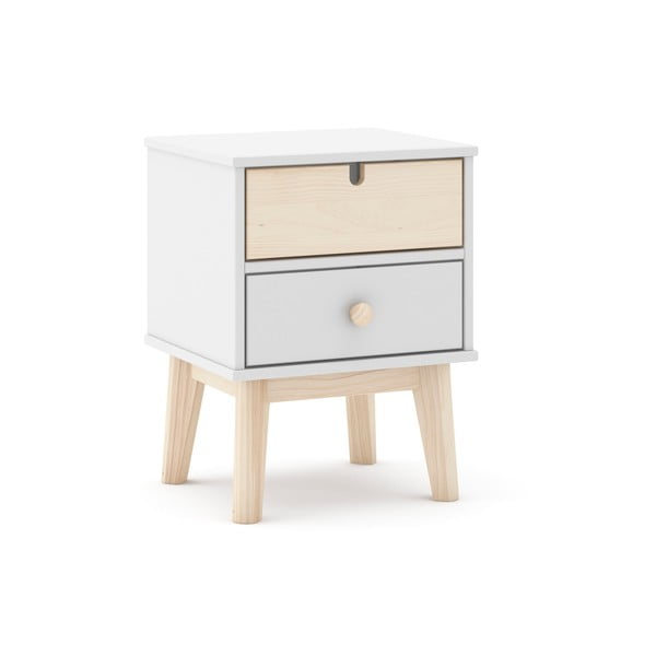 Bijeli dječji noćni ormarić Estefania – Marckeric-image-2