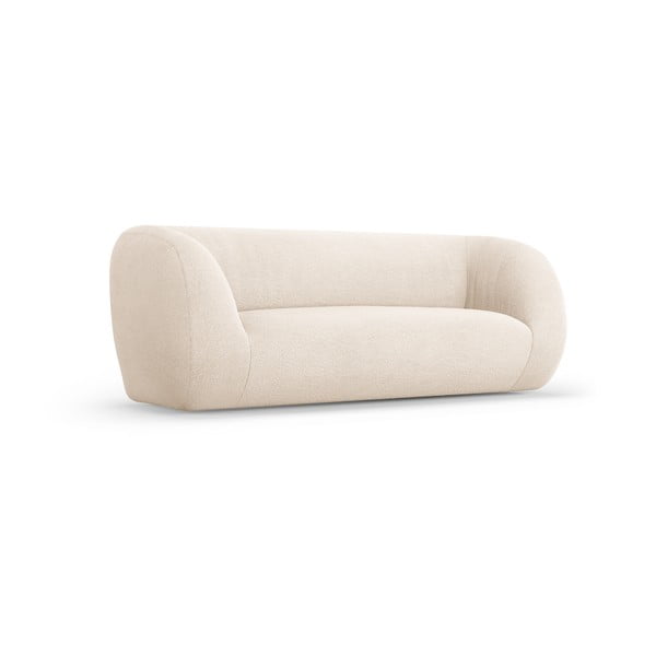 Krem sofa od bouclé tkanine 210 cm Essen – Cosmopolitan Design-image-2