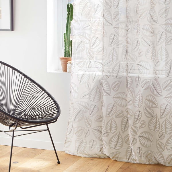 Bež prozirna zavjesa 140x240 cm Alma – douceur d'intérieur-image-3