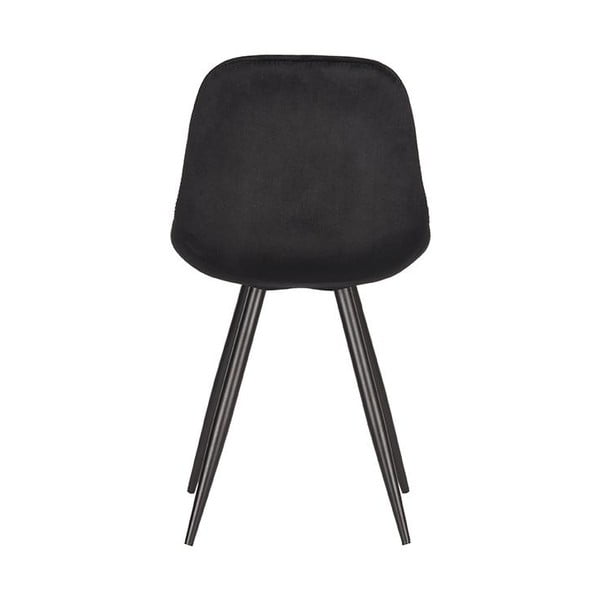 Crne baršunaste blagovaonske stolice u setu 2 kom Capri  – LABEL51-image-4
