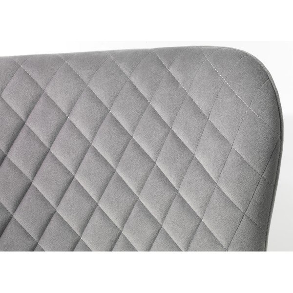 Svijetlo siva baršunasti fotelja Ottowa – Unique Furniture-image-1