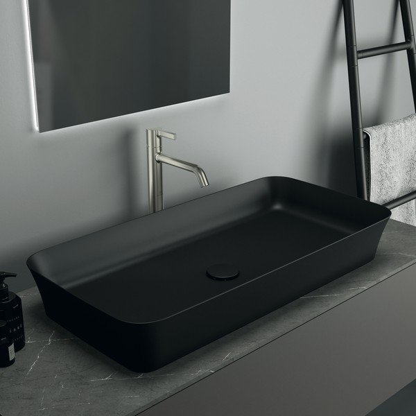 Mat crni odvodni čep ø 7 cm Ipalyss – Ideal Standard-image-1