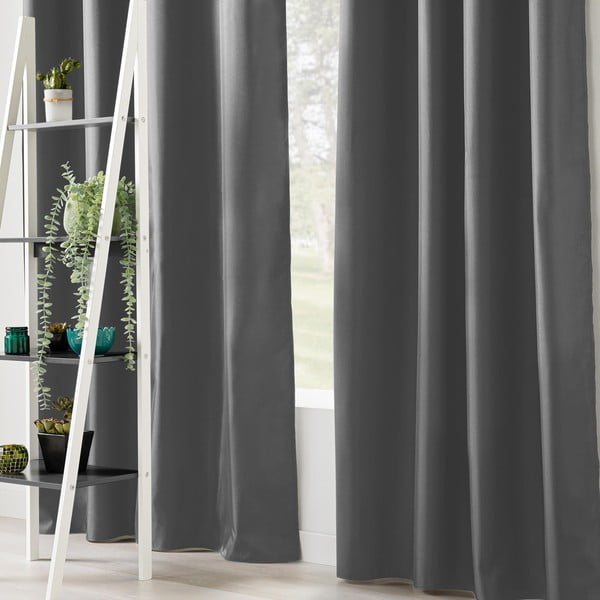 Antracitno siva termo izolacijska zavjesa 140x260 cm Icemount – douceur d'intérieur-image-4