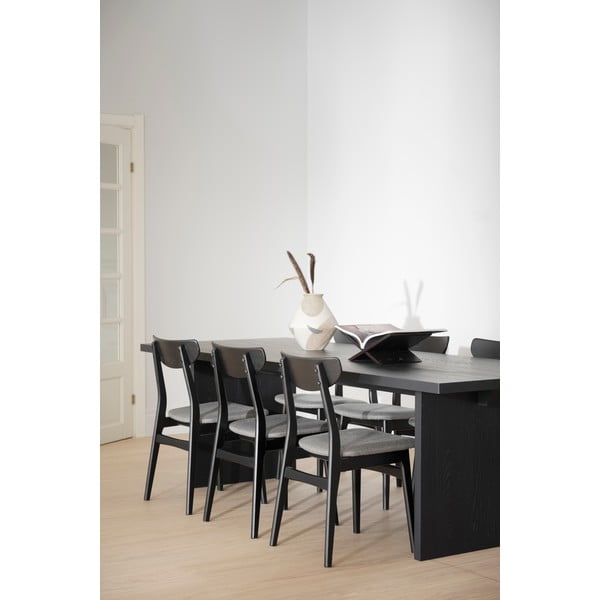 Crne blagovaonske stolice u kompletu od 2 kom Rodham - Rowico-image-2