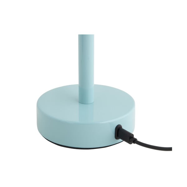Svijetlo plava LED stolna lampa s metalnim sjenilom (visina 24,5 cm) James – Leitmotiv-image-4