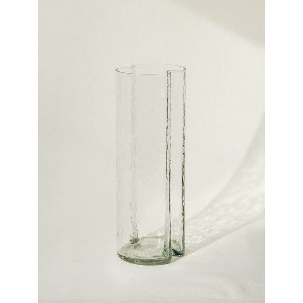 Staklena ručno izrađena vaza (visina 24 cm) Tubu – noo.ma-image-2