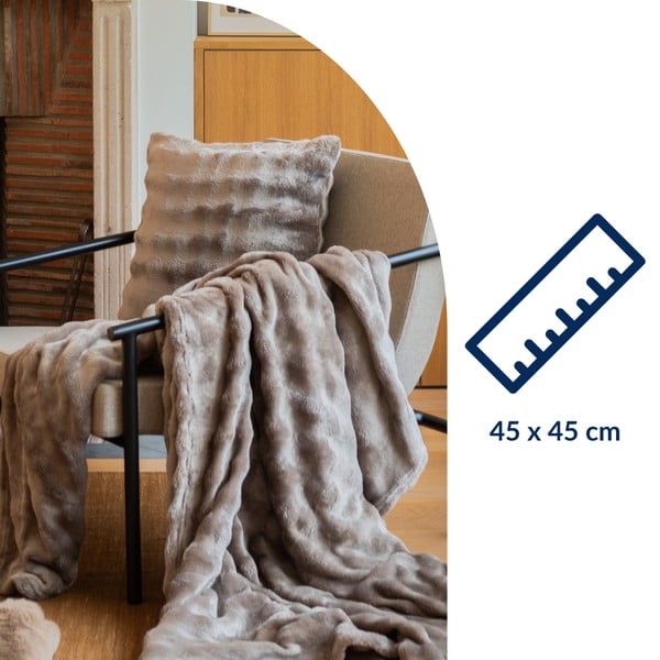 Ukrasni jastuk od mikropliša 45x45 cm Wave – Tiseco Home Studio-image-4