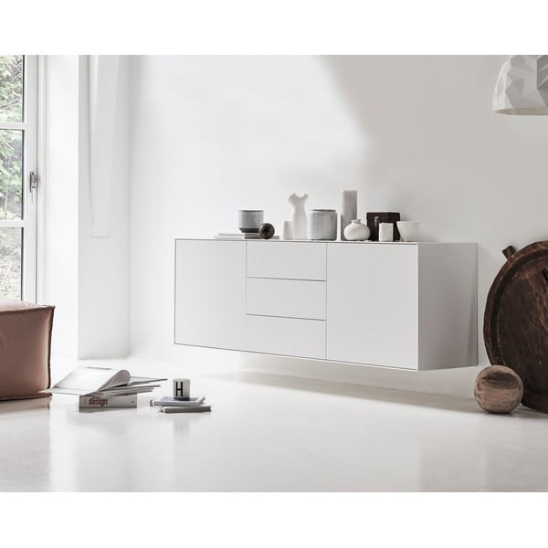 Bijela niska komoda 180x59 cm Edge by Hammel - Hammel Furniture-image-1