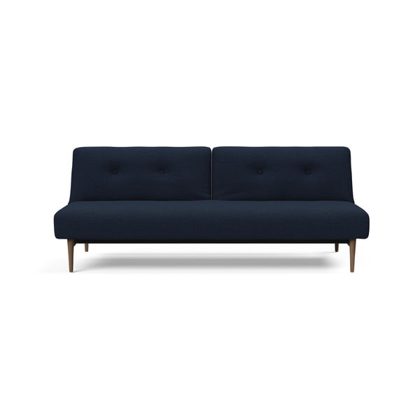 Tamnoplava sofa na razvlačenje Innovation Ample Mixed Dance Blue, 90 x 210 cm