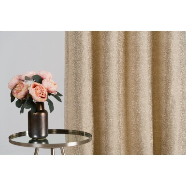Bež zavjesa od jacquarda 140x260 cm Marciano – Mendola Fabrics-image-3