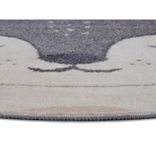 Sivi dječji tepih ø 100 cm Fox – Hanse Home