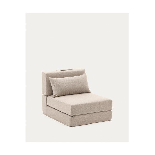 Fotelja sivo-bež na rasklapanje Arty – Kave Home-image-4