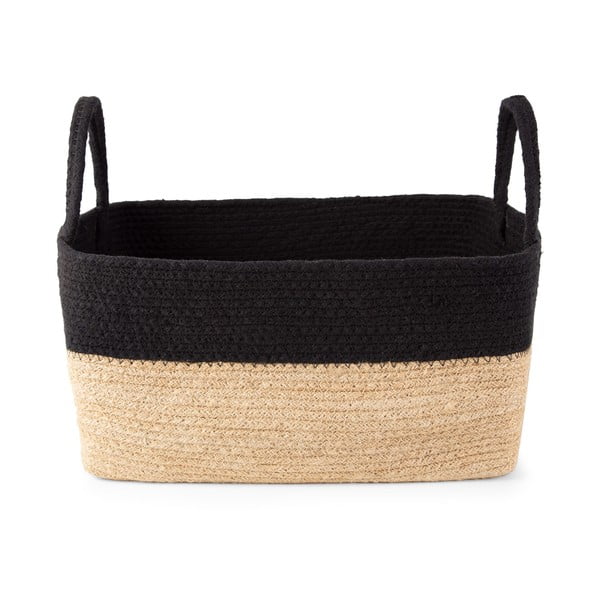 Košara za pohranu od jute i pamuka Compactor Basic , 34 x 23 cm-image-2