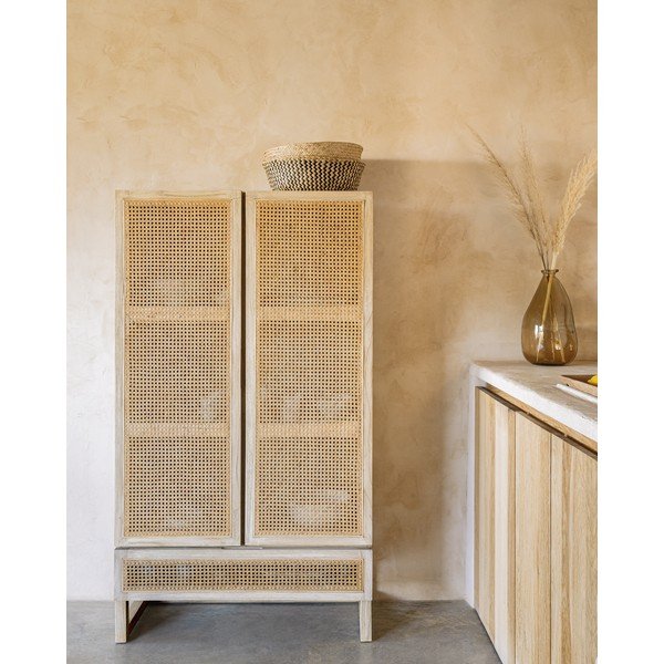 Komoda od mindi drveta Kave Home Rexit, širine 90 cm-image-1