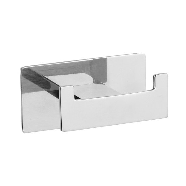 Samoljepljiva kuka od nehrđajućeg čelika u sjajno srebrnoj boji Genova – Wenko-image-2