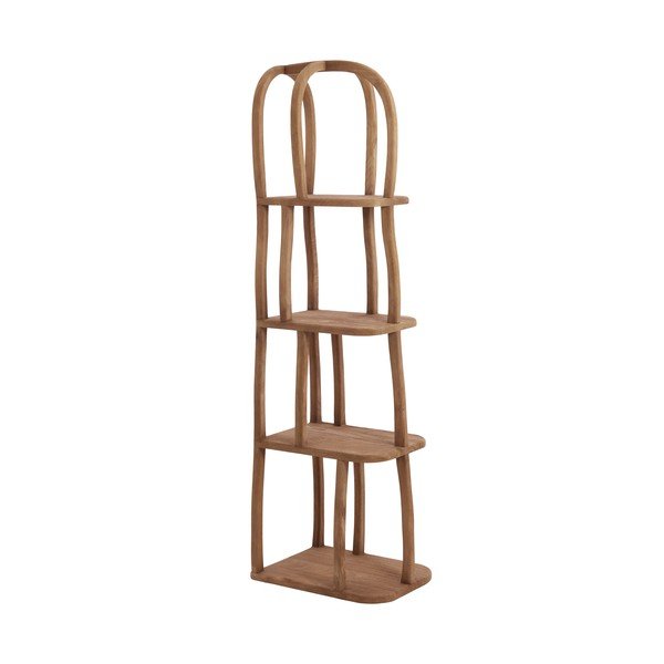 Regal od masivnog manga u prirodnoj boji 53x175x40 cm Lowe – Light & Living