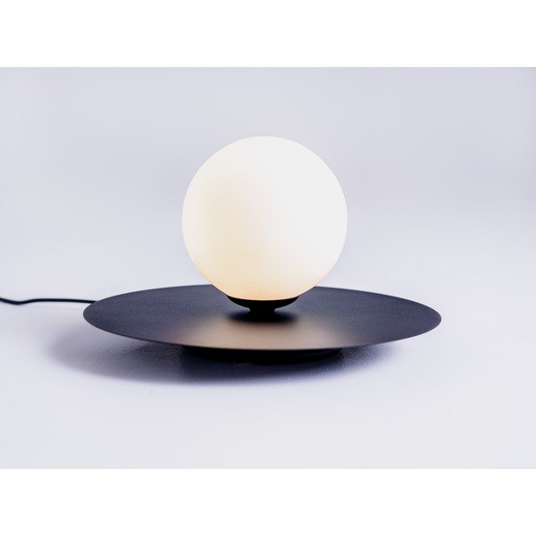 Crna stolna lampa sa staklenim sjenilom (visina 17 cm) Skiva Ball – CustomForm-image-4