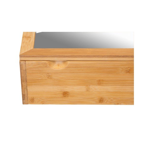 Kupaonski ormarić od bambusovog drveta s ogledalom Wenko Bambusa-image-1