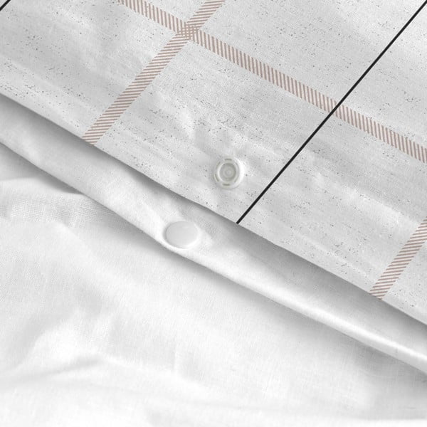 Pamučna navlaka za pokrivač Blanc Tartan, 200 x 200 cm-image-4