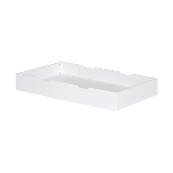 Bijela dječja ladica za ispod kreveta 70x140 cm White Junior – Flexa