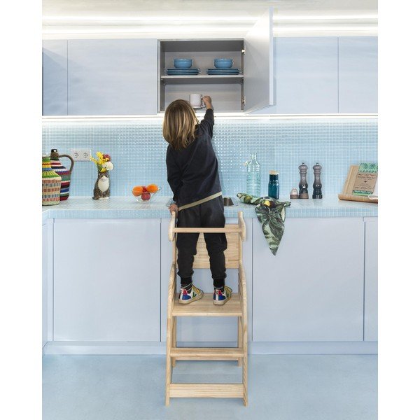 Dječja stolica / toranj od masivne borovine Little Nice Things Giraffe-image-2